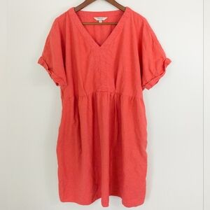 Briggs Linen Blend Dress Size 2XL